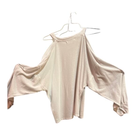 Free People We The Free Cold Shoulder White Top Women’s Size Small Boho Casual - Picture 2 of 9